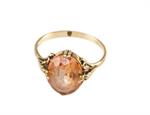 vintage ring citrine